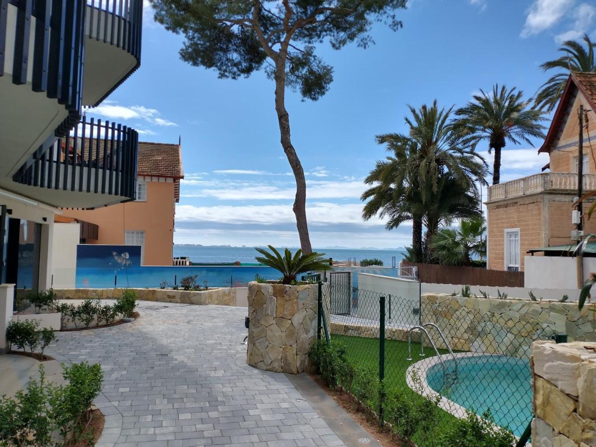 Modern Nieuwbouwappartement Aan Het Strand Van De Mar Menor In Santiago De La Ribera Lo Pagán Exterior foto